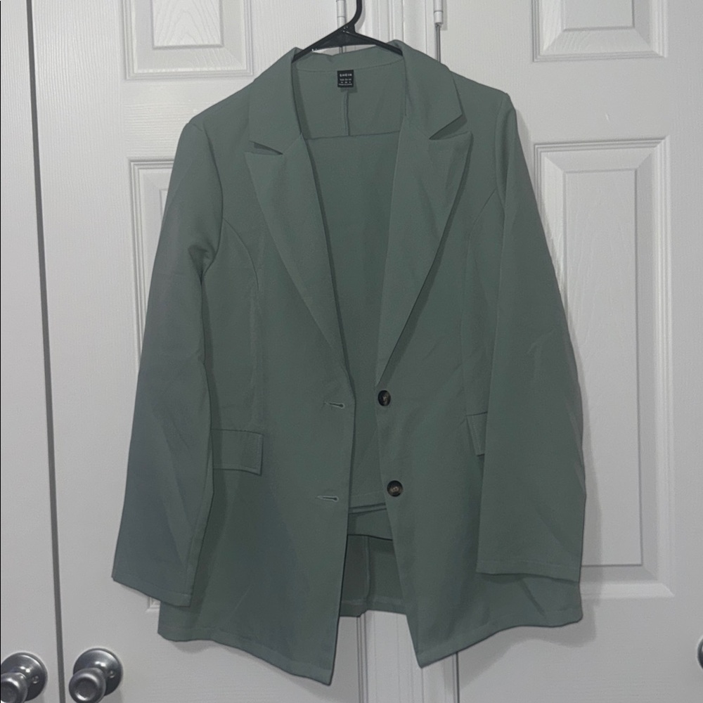 SHEIN Mint Green Jacket